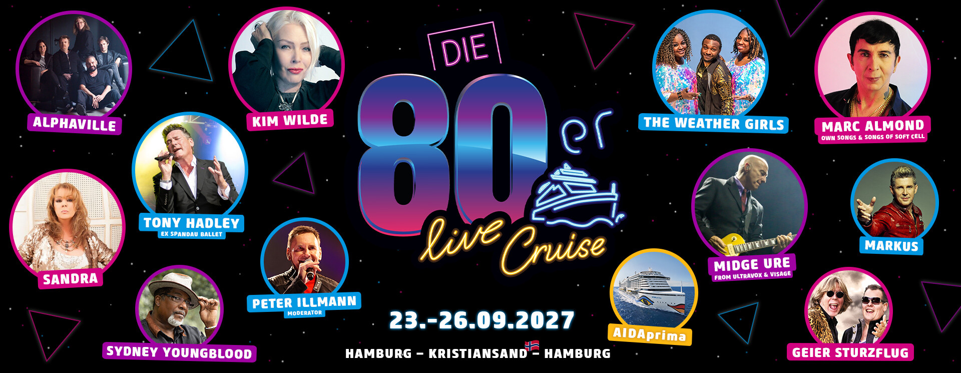 80er Live Cruise | AIDAprima - Norwegen