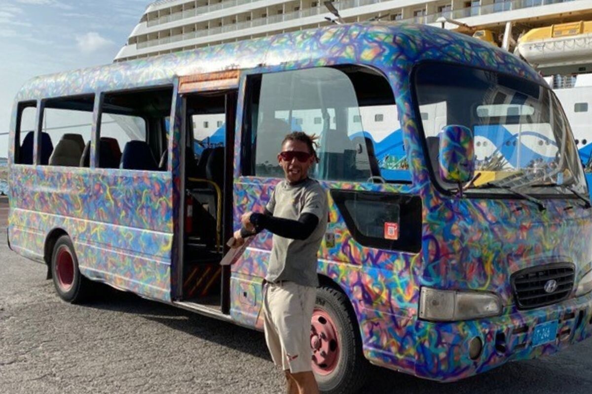 Bus fahren auf Aruba